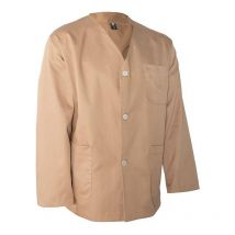 Chaqueta sin solapa color beige talla s-xxl talla xl , 0UNIDADES - Duver