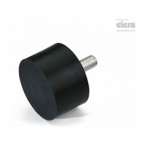 Elesa - Rubber buffer-DVA.4-75-50-M12-37-70