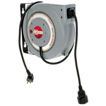 Enrouleur de câble automatique 15 metres 230V Holzmann EKR15M