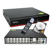 Housecurity - dvr hybride ahd cvi tvi cvbs ip 16 canaux utc full hd 1080P P2P cloud hard disk 2 tb