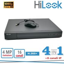 Hilook - dvr tvi 16ch + 8ch ip 6MP H265+ 4MP Lite