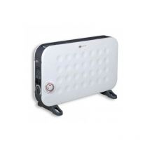 Amac - Convecteur mobile - 2000W - L.68 x H.69 x P.13 cm - Programmateur sur 24h - Blanc et noir - Dx Drexon