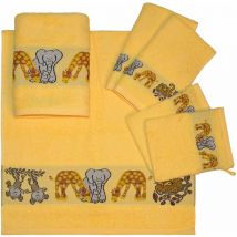 Mucca Set rtuch in Spugna, Cotone, Cotone, Giallo, 36 x 26 x 10 cm - Dyckhoff