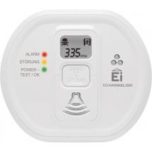 OI - Dyectores de monóxido de carbono con pantalla LCD-pantalla y batería de litio (para casa, Camping y embarcaciones) Blanco, Ei208D