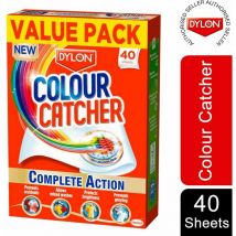 Colour Catcher Complete Action Laundry Sheets, 40 Sheets - Dylon
