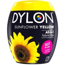 Dylon - Washing Machine Fabric Dye Pod, Sunflower Yellow, 1pk of 350g