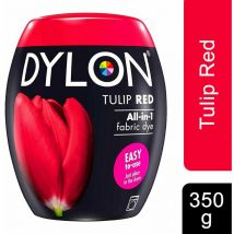Dylon - Washing Machine Fabric Dye Pod, Tulip Red, 1pk of 350g
