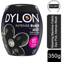 Dylon - Washing Machine Fabric Dye Pod, Intense Black, 1pk of 350g