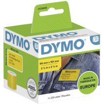 Dymo - 101 x 54 mm jaune 220 pc(s) 2133400 Etiquette d'expédition, Etiquette porte-noms