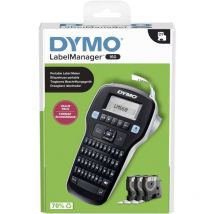 Dymo - LabelManager 160 ValuePack azerty Etiqueteuse adapté pour rubans: D1 6 mm, 9 mm, 12 mm