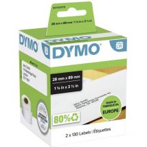 Etichetta indirizzi 89x28mm colore bianco s0722370 - Dymo