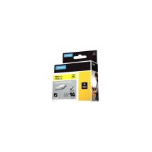 RhinoPRO Heat shrink tubing Black Yellow (18052) - Dymo