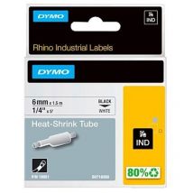 Dymo Heißschrumpfschlauch (18051) Black White (S0718260)