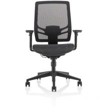 Ergo - Twist Mesh Back with Height Adjustable Arms Black Mesh Seat