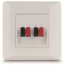 Dynavox Wand-Anschlussterminal für Lautsprecher up, weiss