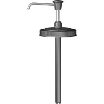 Spenderpumpe für 3L Rundbehälter – E-COLL – 29178043 – Kunststoff mit Auslaufrohr aus Edelstahl – 335 mm, 135 mm, 130 mm, 200 g