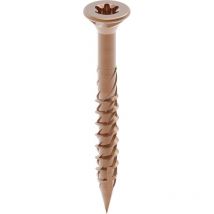 FP – E-Jet Schraube 4,0x40 mm – Senkkopf – TORX Jetta-Antrieb – Verzinkt – Gelb passiviert – 500 Stück