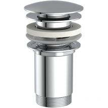 E1 MS Ablaufventil, Chrom, mit Überlauf