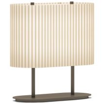 E10 chanel handmade pleated pongee table lamp