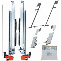 Vasalat - blum movento blumotion s 766H Schubladenschienen, 500mm Vollauszug 70kg, set m. tip-on Funktion und Seitenstabilisierung
