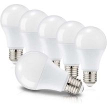 E27 A60 12w Led-lampen (entspricht 100w), Edison-schraubsockel, 6000k Kaltweiß, 1150 Lumen, 220–240v, 6er-pack, Nicht Dimmbar
