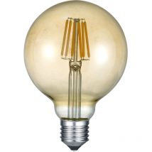 Trio - E27 Filament Led - 8 Watt, 806 Lumen, Warmweiß, Ø12cm - 3 Stufen Dimmer