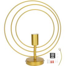 Prenfle - Jeffergarden E27 cercles d'or pendentif plafonnier plafonnier lumières pour salon salle à manger (220 v)