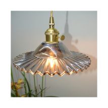 E27 Industrielle Vintage Verre Suspensions Luminaire Retro Plafonnier Luminaire Verre Retro Suspensions Luminaires Industrielle Eclairage de Plafond