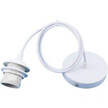 E27 Porte Lampe Suspension,E27 Pendentif Lampes Suspendues Accessoires, E27 Lampe Suspendue Accessoires Avec 1m Câble, pour Bar, Café, Magasin de