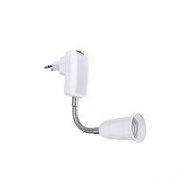 Douille E27 avec Interrupteur pour Lampe Murale Cuisine, AC 220V, Support Lampe Douille E27 à Poser, Spot Lampe Murale sans Fil pour Lampe de