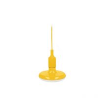 Forever - E27 Stylische led Hängelampe Hängeleuchte Pendelleuchte Lampe 18W 1620lm Gelb Neutralweiß inkl. Fassung 1 Meter in Gelb
