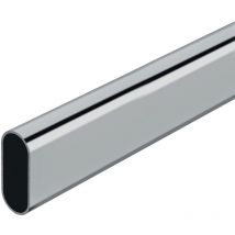 Kleiderstange, Oval, Chrom, 100 cm Stor Planet 68284