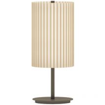 E9 coco handmade ponge' pleated table lamp