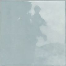 Carrelage zellige glossy bleu clair 15x15 cm