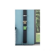 Eastbrook - Preston Vertical Designer Radiator - 1800mm x 185mm - Matt Anthracite - 89.0162 - Matt Anthracite