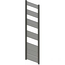 Wendover Straight Vertical Heated Towel Rail - 1800mm x 600mm - Anthracite - 41.0327 - Anthracite - Eastbrook