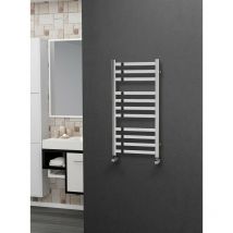 Eastgate - 304 Square Polished Stainless Steel Heated Towel Rail 1000mm x 500mm - Central Heating