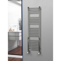 Eastgate 304 Straight Polished Stainless Steel Heated Towel Rail 1400mm x 400mm - Electric Only - Standard - 2086BTU's