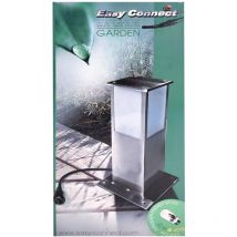 Viereckige Sockelleuchte Halogen 32W ed 30cm Gartenleuchte Wegeleuchte Aussenlampe