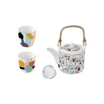 Easy Life - modernism coffret theiere 60CL + 2 gobelets 16 cl 1152718