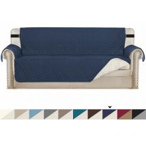 Fuhuida Trading - Easy Living Couch Cover Water Resistant Reversible Couch Cover Couch Slipcover with Foam Sticks Elastic Straps Furniture Protector