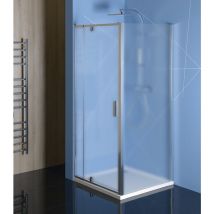 Polysan - easy Portes pivotantes à écran rectangulaire/carré 800-900x900mm l/r variante, verre Brick