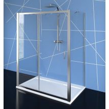 Polysan - easy screnn trois côtés 1500x1000mm, variante l/r, verre clair