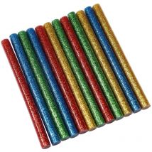 Heißklebepistole Klebestifte bunt Glitzer 7,2mm x 100mm Klebepatronen