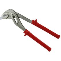 Wasserpumpenzange 250mm – geschmiedeter Stahl – rot – 6 verstellbare Positionen – für Heimwerker – 5 Stück pro Packung
