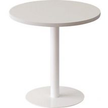 Beistelltisch 600 x 600 mm (d. x h) weiß 600 x 600 mm (d. x h) weiß