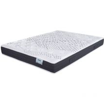 Ebac Literie - Matelas 160x200 Myriade - Mousse - Hauteur 21 cm - 5 zones - Soutien medium