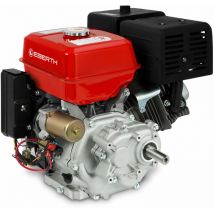 Eberth - 13 cv Motore a Scoppio Motore a Benzina con Riduttore 2:1, Albero ø 25 mm, Avviamento Elettrico, Protezione Olio Bassa, 4 Tempi, 1 Cilindro,