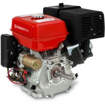 Eberth - 15 cv 11,03 kW moteur à essence, arbre conique de 22 mm ø, dém. électrique, Batterie 17ah 12V, karting, sécurité manque d'huile, 4 temps, 1
