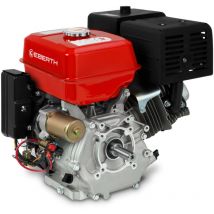 Eberth - 15 cv 11,03 kW Motore a benzina, albero ø 25,4 mm, avviamento elettrico, batteria 17ah 12V, protezione basso livello olio, 4 tempi, 1